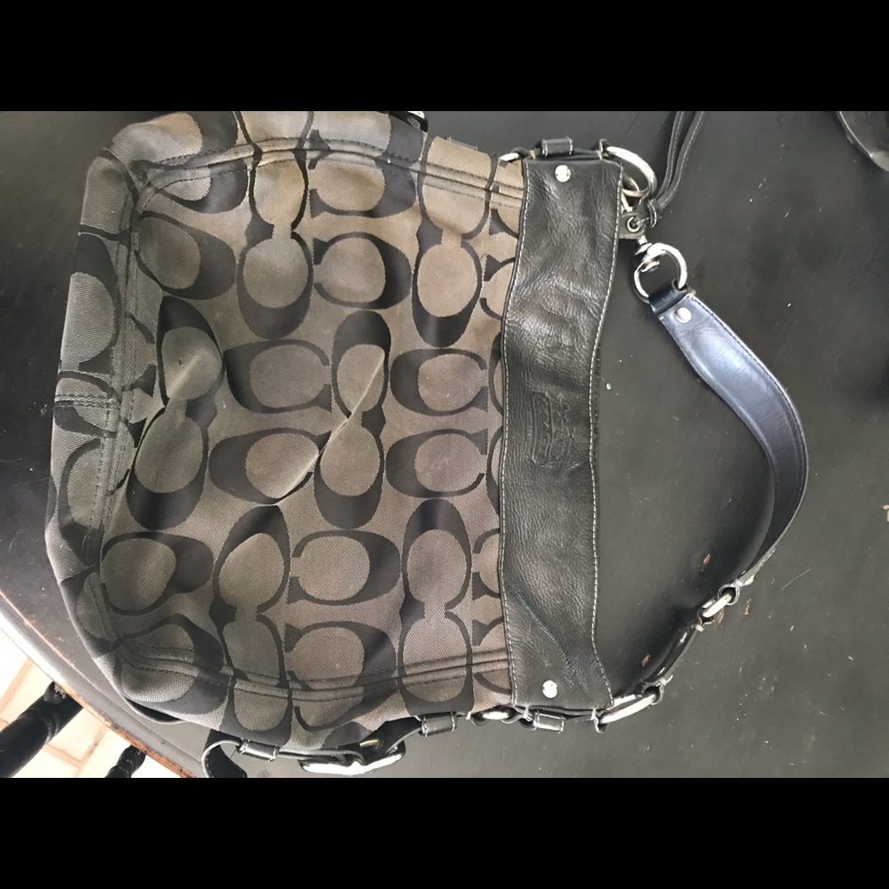 Black coach bag